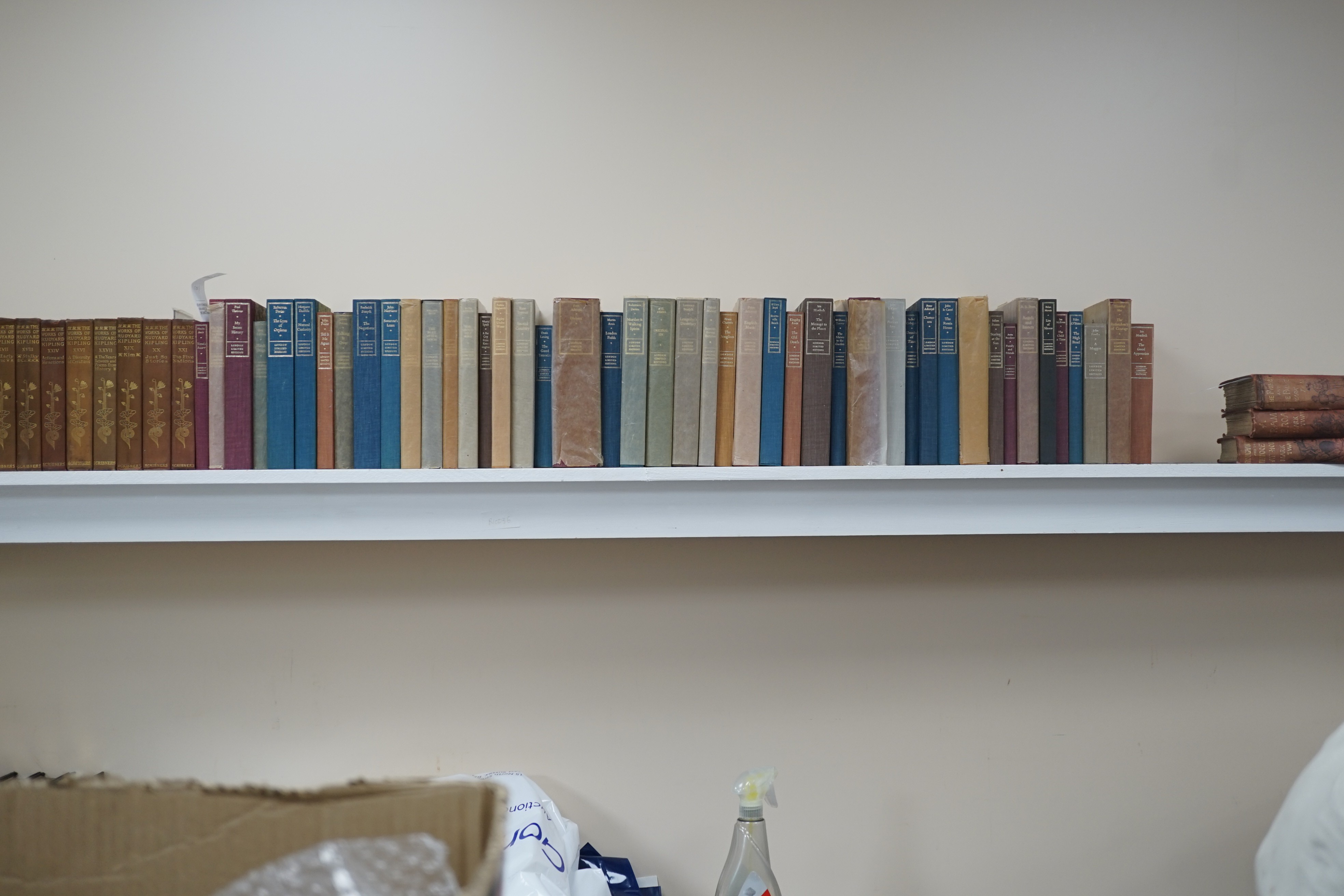 FIRST EDITIONS OR FIRST ENGLISH EDITIONS, ALL SIGNED BY THE AUTHORS. A FINE AND COMPLETE SET. London Limited Editions issued titles by contemporary authors between 1985 and 1994, and the set includes works by some of the